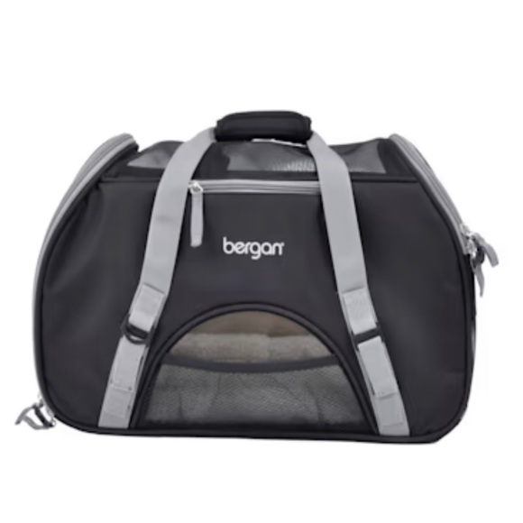 Bergan Dog Nwt Bergan Black With Grey Comfort Carrier For Dogs 9 L